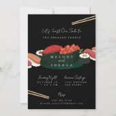 Invitation Soirée de Mariage de Sushi (Devant)