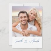 Invitation Soirée de Mariage des huîtres (Dos)