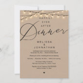 Invitation Soirée de Mariage Happily Ever After (Devant)