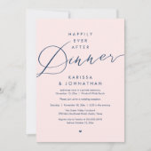 Invitation Soirée de Mariage Happily Ever After (Devant)