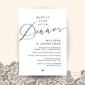 Invitation Soirée de Mariage Happily Ever After