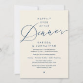 Invitation Soirée de Mariage Happily Ever After (Devant)