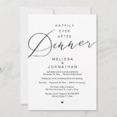 Invitation Soirée de Mariage Happily Ever After (Devant)