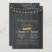 Invitation Soirée de mariage pour les couples (Devant / Derrière)