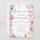 Invitation Soirée de mariée fleur sauvage (Devant)