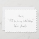 Invitation Soirée de mariée rose Champagne Diamond (Dos)