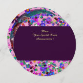 Invitation SOIRÉE DE MASQUERADE VALENTINE VENITIENNE Ice Meta (Devant / Derrière)