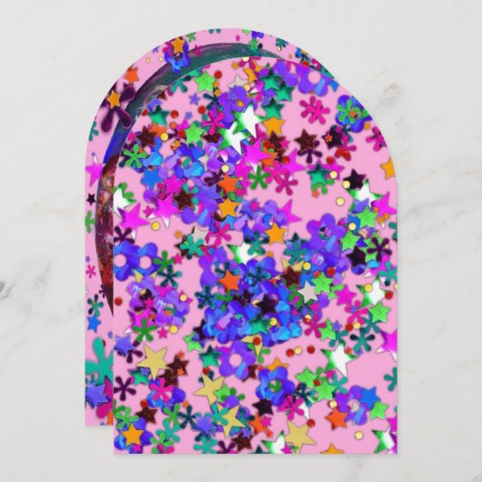 INVITATION SOIRÉE DE MASQUERADE VÉNITIENNE DE LA SAINT-VALENT (Devant / Derrière)