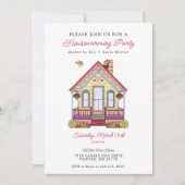 Invitation Soirée de ménage de la nouvelle maison (Devant)