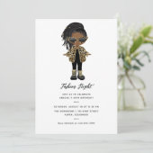 Invitation Soirée de mode pour filles (Debout devant)