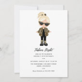 Invitation Soirée de mode pour filles (Devant)