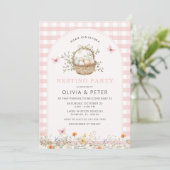 Invitation Soirée de nidification des filles roses Préparer l (Debout devant)