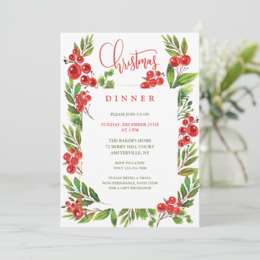 Invitation Soirée de Noël (Debout devant)