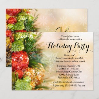 Invitation Soirée de Noël