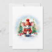 Invitation Soirée de Noël (Dos)