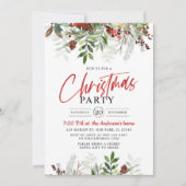 Invitation Soirée de Noël (Devant)