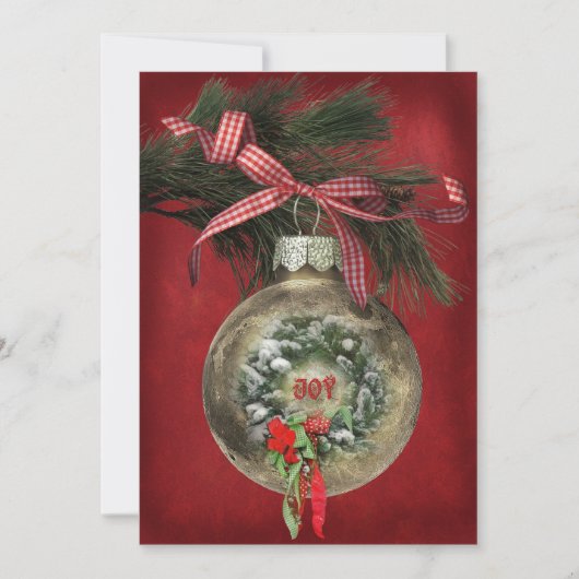 Invitation Soirée de Noël (Devant)