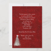 Invitation Soirée de Noël (Dos)