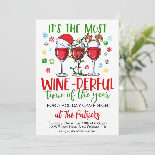 Invitation Soirée de Noël (Debout devant)