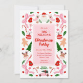 Invitation Soirée de Noël (Devant)