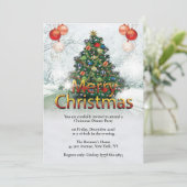 Invitation Soirée de Noël (Debout devant)