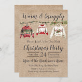 Invitation Soirée de Noël (Devant / Derrière)