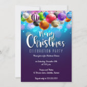 Invitation Soirée de Noël (Devant)