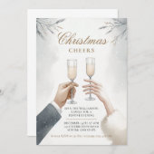 Invitation Soirée de Noël au Champagne (Devant / Derrière)