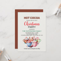 Soirée de Noël au chocolat chaud