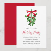 Invitation Soirée de Noël au Mistletoe (Devant / Derrière)
