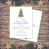 Invitation Soirée de Noël aux arbres de Noël