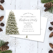 Invitation Soirée de Noël aux arbres de Noël