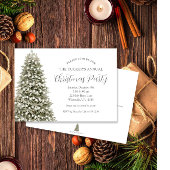 Invitation Soirée de Noël aux arbres de Noël