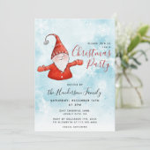 Invitation Soirée de Noël Bleue (Debout devant)