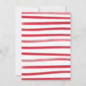 Invitation Soirée de Noël Casquette père Noël (Dos)