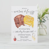 Invitation Soirée de Noël Chaud et Fuzzy (Debout devant)