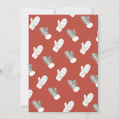 Invitation Soirée de Noël Chaud et Fuzzy (Dos)