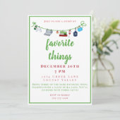 Invitation Soirée de Noël Choses Préférées entre Dames (Debout devant)