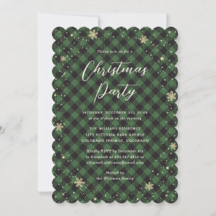 Invitation Soirée de Noël de Buffalo Vert