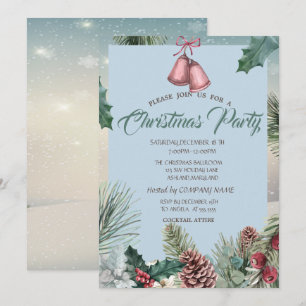 Invitation Soirée de Noël de la société des Cônes de Pin Holl