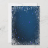 Invitation Soirée de Noël de l'Elegant Gold Blue Company (Dos)