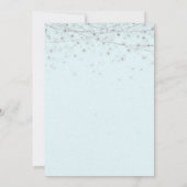 Invitation Soirée de Noël de l'élégante Sirène (Dos)