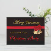 Invitation Soirée de Noël de l'entreprise élégante (Debout devant)