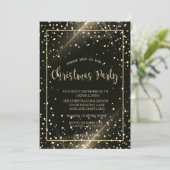 Invitation Soirée de Noël de l'entreprise Gold Dots (Debout devant)