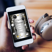 Invitation Soirée de Noël d'entreprise de l'ornement d'argent