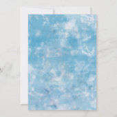 Invitation Soirée de Noël des motoneiges mignonnes givrées (Dos)