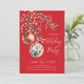 Invitation Soirée de Noël élégante (Debout devant)