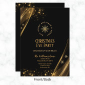 Invitation Soirée de Noël élégante