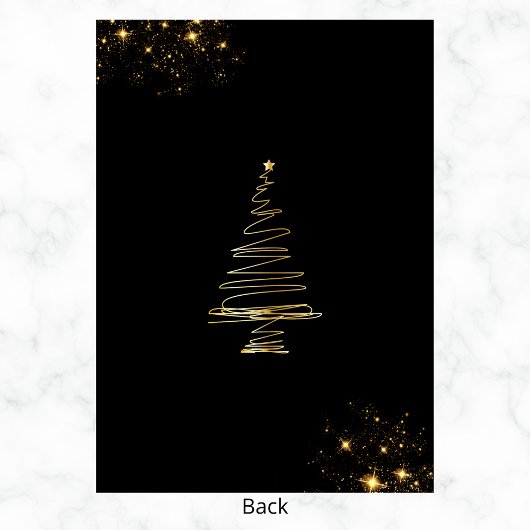 Invitation Soirée de Noël élégante