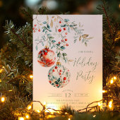 Invitation Soirée de Noël élégante